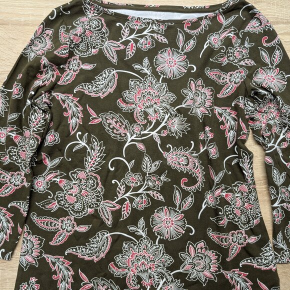 Talbots boat neck tee NWOT - Picture 2 of 2